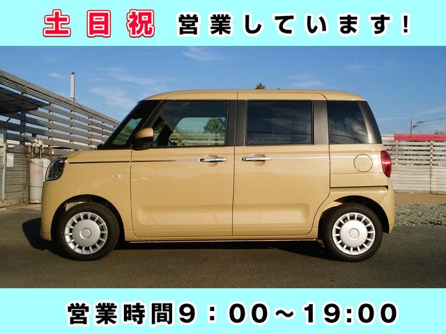 ムーヴキャンバス セオリーＸ　届出済未使用車　被害軽減ブレーキ　ＬＥＤヘッドライト　両側電動スライドドア　足踏み式パーキングブレーキ　バックカメラ　コーナーセンサー　オートエアコン　スマートキー（9枚目）