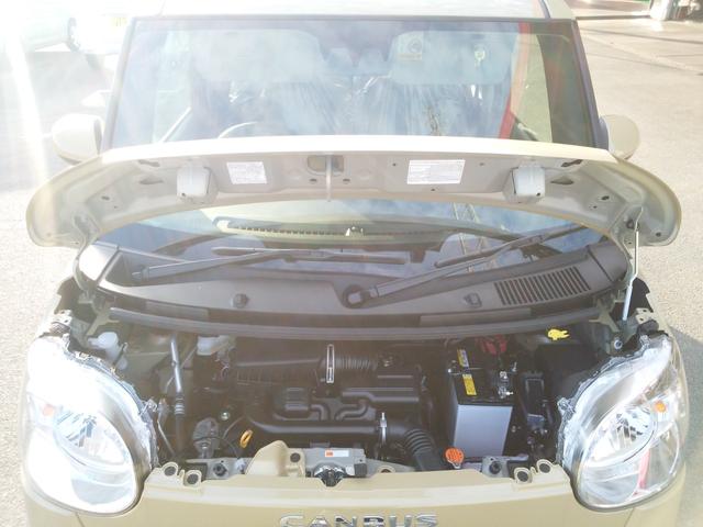 ムーヴキャンバス セオリーＸ　届出済未使用車　被害軽減ブレーキ　ＬＥＤヘッドライト　両側電動スライドドア　足踏み式パーキングブレーキ　バックカメラ　コーナーセンサー　オートエアコン　スマートキー（19枚目）