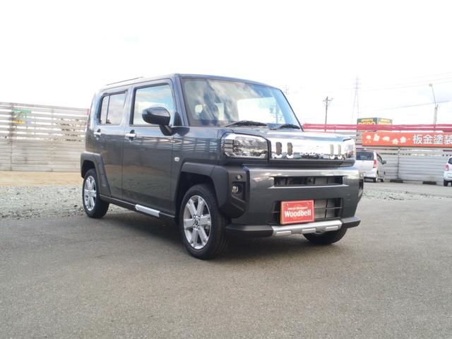 タフト Ｇ　クロムベンチャー　届出済未使用車　被害軽減ブレーキ　運転手／助手席シートヒーター　パノラマモニター　ＬＥＤヘッドランプ　ＬＥＤフォグランプ　スマートキー　電動パーキングブレーキ　本革巻ステアリング　アルミホイール（4枚目）