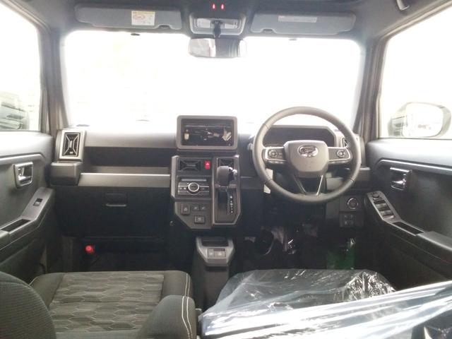 タフト Ｇ　クロムベンチャー　届出済未使用車　被害軽減ブレーキ　運転手／助手席シートヒーター　パノラマモニター　ＬＥＤヘッドランプ　ＬＥＤフォグランプ　スマートキー　電動パーキングブレーキ　本革巻ステアリング　アルミホイール（10枚目）