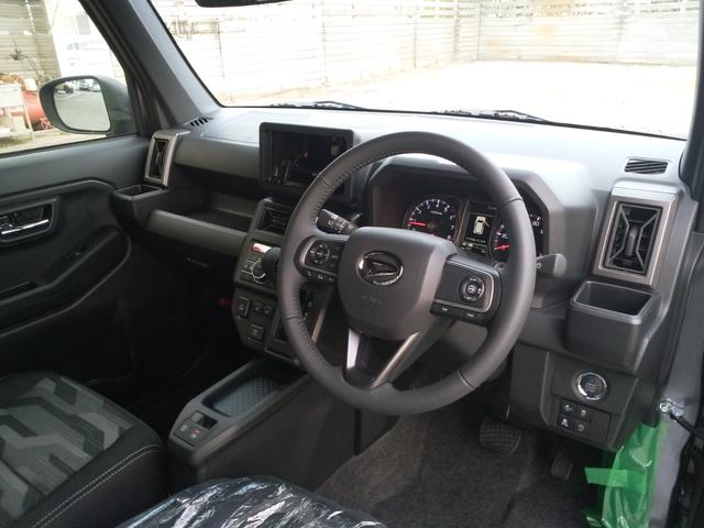 タフト Ｇ　クロムベンチャー　届出済未使用車　被害軽減ブレーキ　運転手／助手席シートヒーター　パノラマモニター　ＬＥＤヘッドランプ　ＬＥＤフォグランプ　スマートキー　電動パーキングブレーキ　本革巻ステアリング　アルミホイール（39枚目）