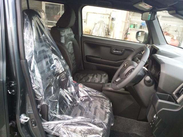 タフト Ｇ　クロムベンチャー　届出済未使用車　被害軽減ブレーキ　運転手／助手席シートヒーター　パノラマモニター　ＬＥＤヘッドランプ　ＬＥＤフォグランプ　スマートキー　電動パーキングブレーキ　本革巻ステアリング　アルミホイール（40枚目）