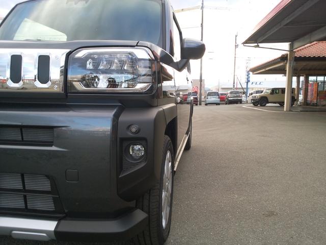 タフト Ｇ　クロムベンチャー　届出済未使用車　被害軽減ブレーキ　運転手／助手席シートヒーター　パノラマモニター　ＬＥＤヘッドランプ　ＬＥＤフォグランプ　スマートキー　電動パーキングブレーキ　本革巻ステアリング　アルミホイール（41枚目）