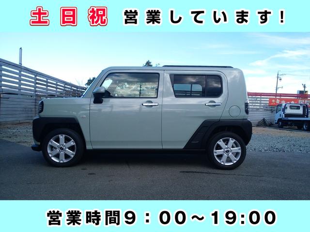 タフト Ｇ　クロムベンチャー　届出済未使用車　被害軽減ブレーキ　運転手／助手席シートヒーター　全方位カメラ　ＬＥＤヘッドランプ　ＬＥＤフォグランプ　スマートキー　プッシュスタート　電動パーキング　本革巻ステアリング　アルミホイール（9枚目）