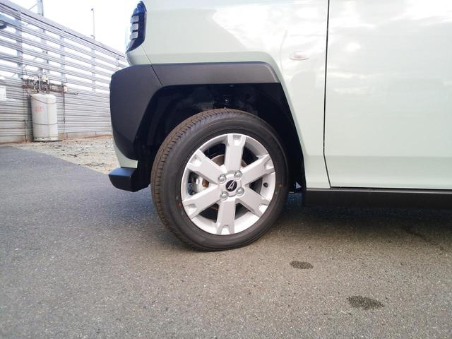 タフト Ｇ　クロムベンチャー　届出済未使用車　被害軽減ブレーキ　運転手／助手席シートヒーター　全方位カメラ　ＬＥＤヘッドランプ　ＬＥＤフォグランプ　スマートキー　プッシュスタート　電動パーキング　本革巻ステアリング　アルミホイール（44枚目）