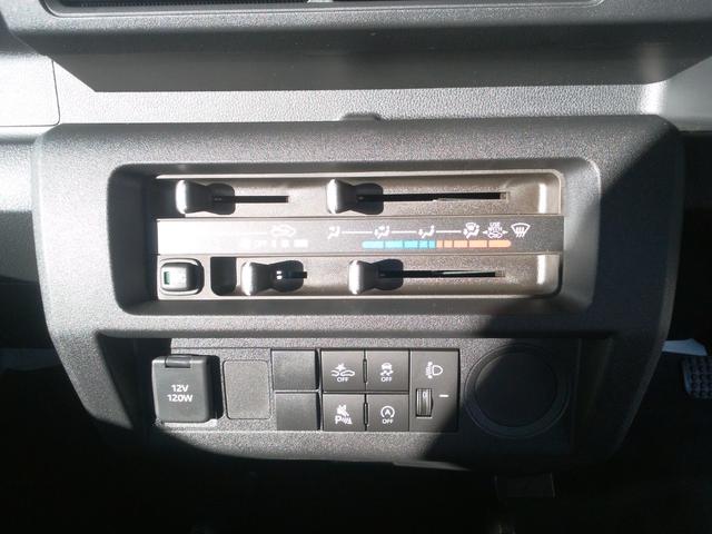 ハイゼットトラック スタンダード　届出済未使用車　被害軽減ブレーキ　ラジオ　マニュアルエアコン　パワステ　ハロゲンヘッドライト　スーパーＵＶカットガラス（フロントガラス）　コーナーセンサー　板キー（14枚目）