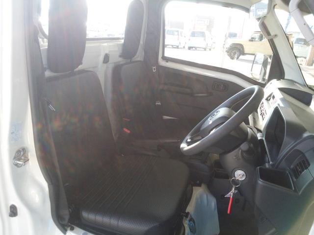 ハイゼットトラック スタンダード　届出済未使用車　被害軽減ブレーキ　ラジオ　マニュアルエアコン　パワステ　ハロゲンヘッドライト　スーパーＵＶカットガラス（フロントガラス）　コーナーセンサー　板キー（21枚目）