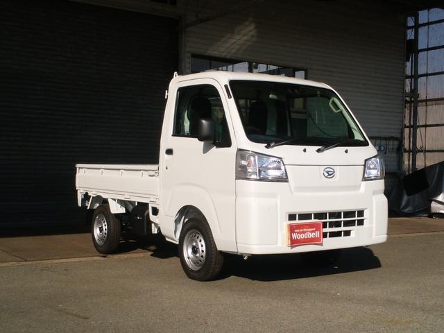 ハイゼットトラック スタンダード　届出済未使用車　被害軽減ブレーキ　４ＷＤ車　ラジオ　マニュアルエアコン　コーナーセンサー　ハロゲンヘッドライト　スーパーＵＶカットガラス（フロントガラス）　パワステ　板キー（4枚目）