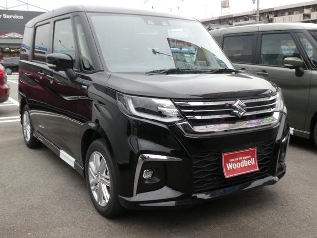 ハイブリッドＭＺ　新車　スマートキー　全方位モニター付９インチメモリーナビ　シートヒーター　両側パワースライドドア　パーキングセンサー　被害軽減ブレーキ(4枚目)