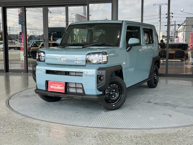 タフト Ｘ　届出済未使用　メーカー保証付　被害軽減ブレーキ　電動パーキングブレーキ　プッシュボタンスタート　スカイフィールトップ　キーフリーシステム　オートブレーキホールド機能　バックカメラ　ＵＳＢソケット（3枚目）
