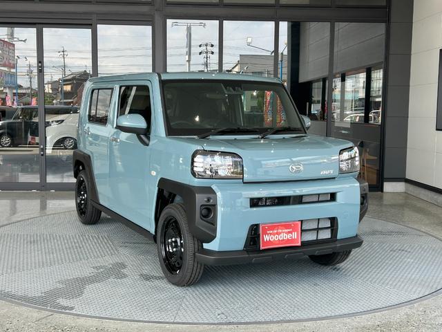 タフト Ｘ　届出済未使用　メーカー保証付　被害軽減ブレーキ　電動パーキングブレーキ　プッシュボタンスタート　スカイフィールトップ　キーフリーシステム　オートブレーキホールド機能　バックカメラ　ＵＳＢソケット（5枚目）