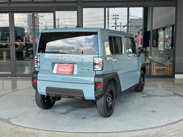 タフト Ｘ　届出済未使用　メーカー保証付　被害軽減ブレーキ　電動パーキングブレーキ　プッシュボタンスタート　スカイフィールトップ　キーフリーシステム　オートブレーキホールド機能　バックカメラ　ＵＳＢソケット（7枚目）