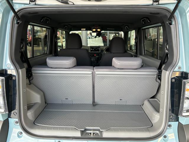タフト Ｘ　届出済未使用　メーカー保証付　被害軽減ブレーキ　電動パーキングブレーキ　プッシュボタンスタート　スカイフィールトップ　キーフリーシステム　オートブレーキホールド機能　バックカメラ　ＵＳＢソケット（50枚目）