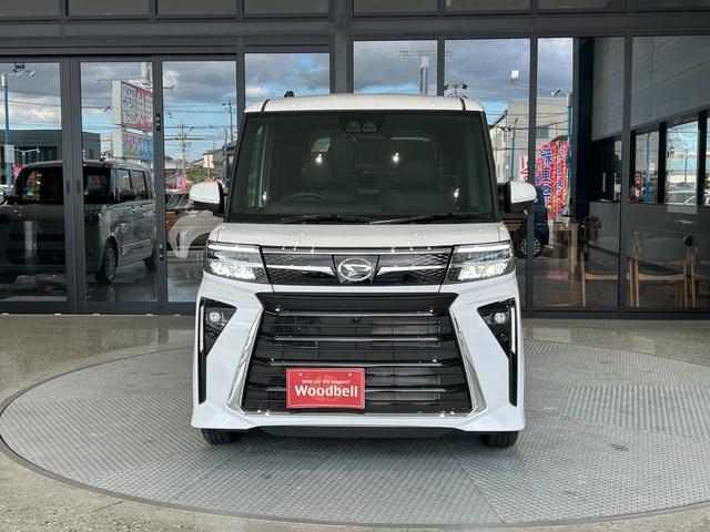 タント カスタムX 届出済未使用 メーカー保証付 パノラマモニター 被害軽減ブレーキ 両側パワースライド 電動パーキングブレーキ LEDヘッドライト/フォグランプ シートヒーター 360°スーパーUV&IRカットガラス(4枚目)