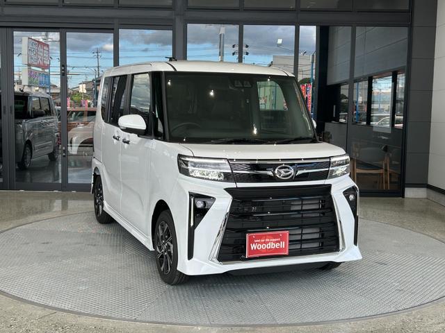 タント カスタムX 届出済未使用 メーカー保証付 パノラマモニター 被害軽減ブレーキ 両側パワースライド 電動パーキングブレーキ LEDヘッドライト/フォグランプ シートヒーター 360°スーパーUV&IRカットガラス(5枚目)