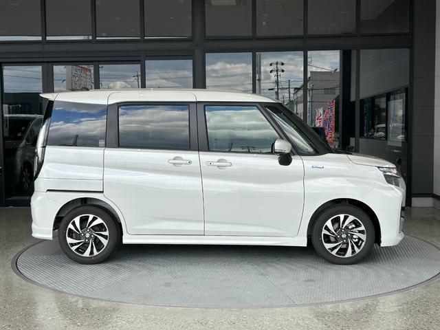 ソリオバンディット ハイブリッドMV 新車 メーカー保証付 全方位モニター付メモリーナビ 両側パワースライドドア 被害軽減ブレーキ LEDヘッドライト LEDフォグランプ 電動パーキングブレーキ ロールサンシェード(6枚目)