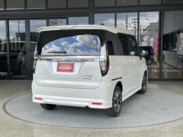 ソリオバンディット ハイブリッドMV 新車 メーカー保証付 全方位モニター付メモリーナビ 両側パワースライドドア 被害軽減ブレーキ LEDヘッドライト LEDフォグランプ 電動パーキングブレーキ ロールサンシェード(7枚目)