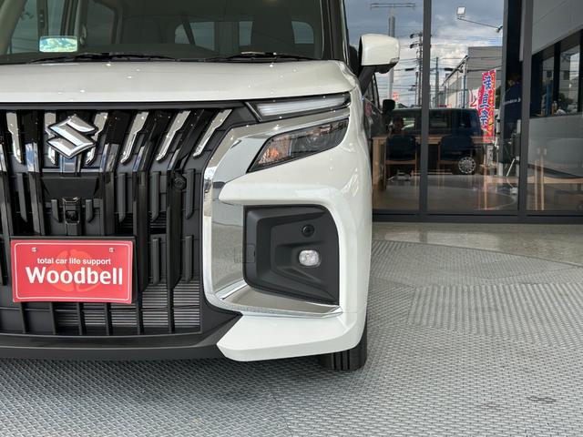 ソリオバンディット ハイブリッドMV 新車 メーカー保証付 全方位モニター付メモリーナビ 両側パワースライドドア 被害軽減ブレーキ LEDヘッドライト LEDフォグランプ 電動パーキングブレーキ ロールサンシェード(11枚目)