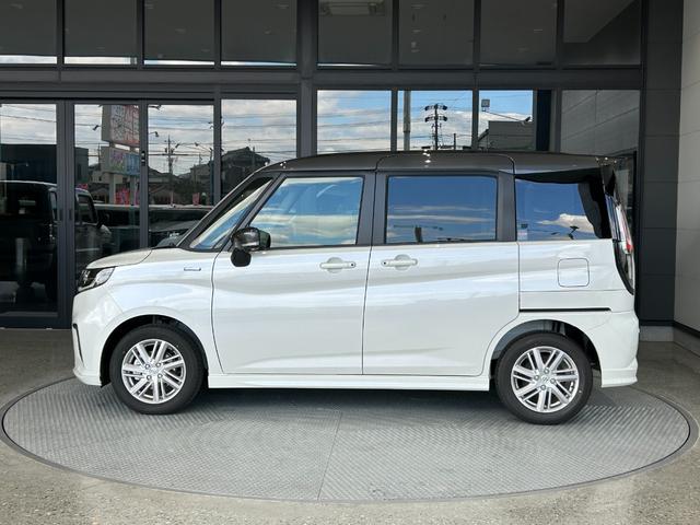 ソリオ ハイブリッドMZ 新車 全方位モニター付メモリーナビ LEDヘッドライト LEDフォグランプ シートヒーター スリムサーキュレーター ロールサンシェード 電動パーキングブレーキ 両側パワースライドドア(10枚目)