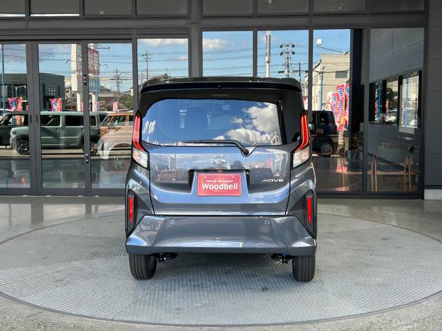 ムーヴ Ｇ　届出済未使用　メーカー保証付　被害軽減ブレーキ　助手席側パワースライドドア　パノラマモニター　電動パーキングブレーキ　ＬＥＤヘッドライト　ＬＥＤフォグランプ　プッシュスタート　スマートキー（8枚目）