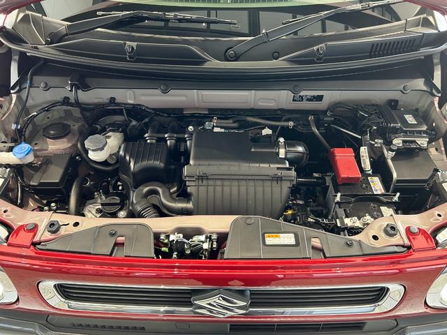 ハスラー ハイブリッドＸ　届出済未使用　メーカー保証付　　　スマートキー　被害軽減ブレーキ　ＬＥＤヘッドライト　ＬＥＤフォグランプ　１５インチアルミホイル　６スピーカー　リモート格納ミラー　シートヒーター（21枚目）