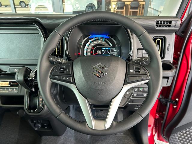 ハスラー ハイブリッドＸ　届出済未使用　メーカー保証付　　　スマートキー　被害軽減ブレーキ　ＬＥＤヘッドライト　ＬＥＤフォグランプ　１５インチアルミホイル　６スピーカー　リモート格納ミラー　シートヒーター（27枚目）