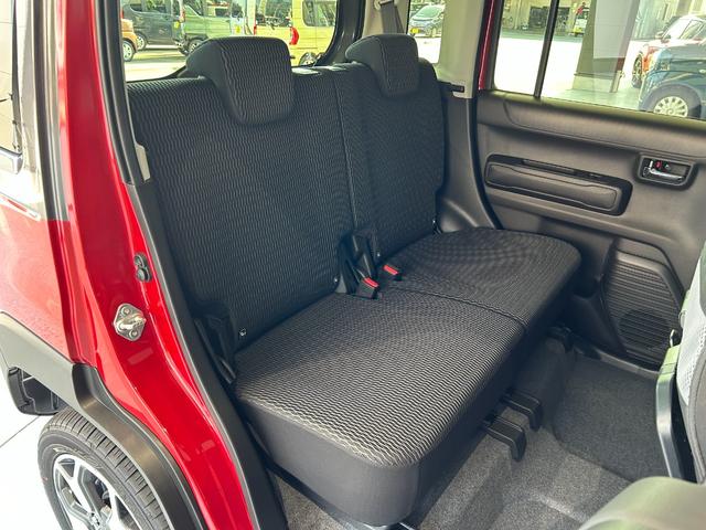 ハスラー ハイブリッドＸ　届出済未使用　メーカー保証付　　　スマートキー　被害軽減ブレーキ　ＬＥＤヘッドライト　ＬＥＤフォグランプ　１５インチアルミホイル　６スピーカー　リモート格納ミラー　シートヒーター（46枚目）