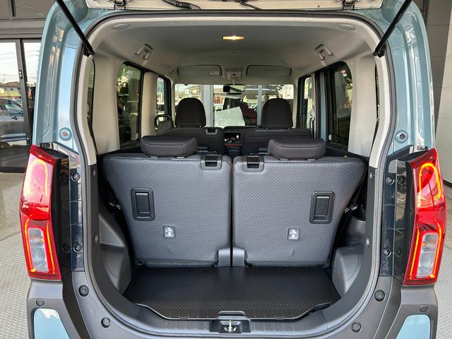 タント ファンクロス　届出済未使用車　メーカー保証付　パノラマモニター　被害軽減ブレーキ　両側パワースライドドア　ＬＥＤヘッドライト　ＬＥＤフォグランプ　３６０°スーパーＵＶ＆ＩＲカットガラス　シートヒーター（54枚目）