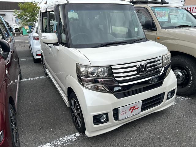 Ｎ－ＢＯＸカスタム Ｇ・Ｌパッケージ　ドライブレコーダー　ＥＴＣ　バックカメラ　両側スライド・片側電動　フルセグナビ　オートライト　ＨＩＤ　スマートキー　アイドリングストップ　電動格納ミラー　ベンチシート　ＣＶＴ　盗難防止システム　ＡＢＳ（6枚目）