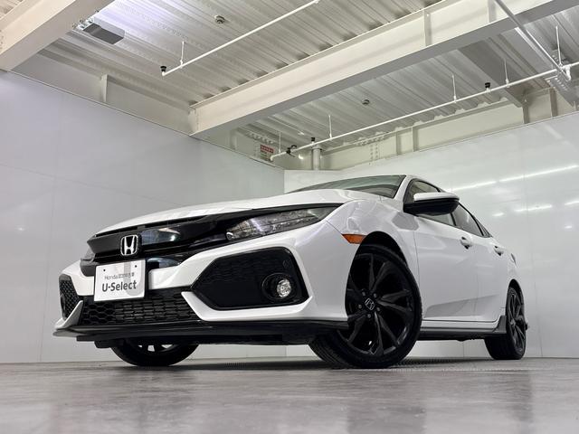 シビック ハッチバックホンダセンシング 6速マニュアルシフト 純正メモリーナビ バックモニター 地デジチューナー ミュージックラック Bluetooth対応 LEDヘッドライト 純正アルミホイール(2枚目)