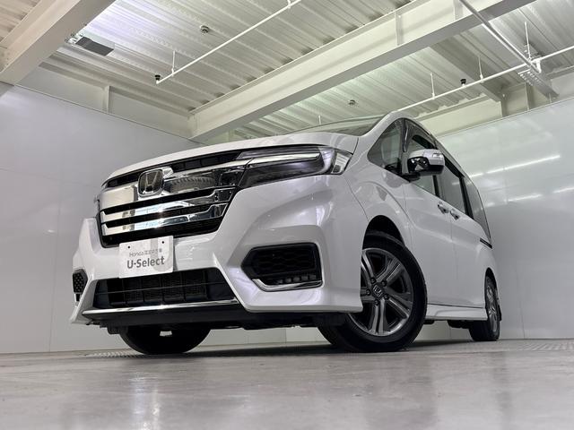 ステップワゴンスパーダ e:HEVスパーダGホンダセンシング 前後純正ドライブレコーダー 純正メモリーナビ 地デジチューナー ミュージックラック Bluetooth対応 バックモニター ETC2.0 純正アルミホイール(2枚目)