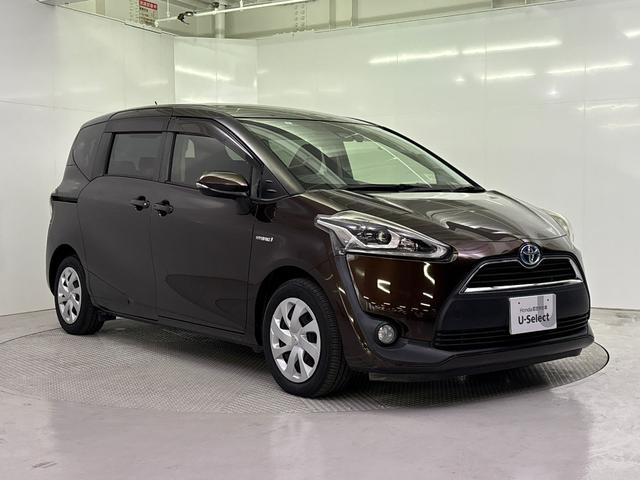 シエンタ ハイブリッドＧクエロ　衝突被害軽減システム　前後ドライブレコーダー　メモリーナビ　バックモニター　左右電動スライドドア　フロント左右シートヒーター　ＥＴＣ（2枚目）