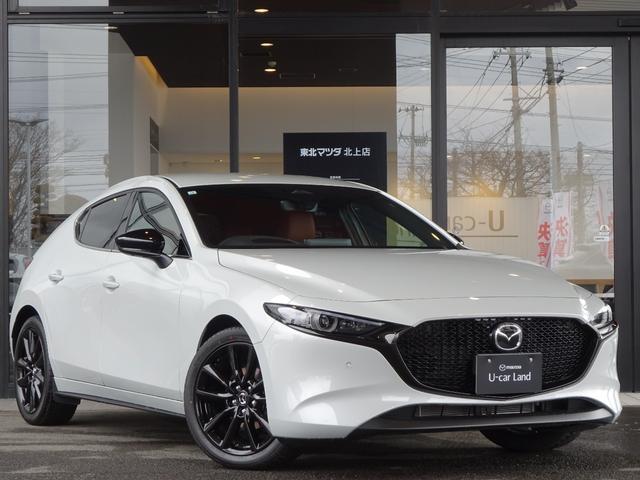 ＭＡＺＤＡ３ファストバック １５Ｓ　レトロスポーツエディション　ＢＯＳＥ　３６０°ビューモニター　シートヒーター　ステアリングヒーター　パドルシフト　ワイヤレス充電（ｑｉ）　ＡｐｐｌｅＣａｒＰｌａｙ　ＡｎｄｒｏｉｄＡｕｔｏ　ＭＲＣＣ　ＢＳＭ　ＳＣＢＳ　ＡＬＨ（7枚目）