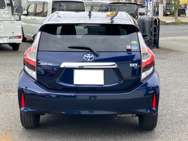 アクア Sスタイルブラック LEDヘッドランプ・フォグランプ・純正フルセグナビ・純正ドライブレコーダー・Bカメラ・ウィンカーミラー・トヨタセーフティセンス(6枚目)