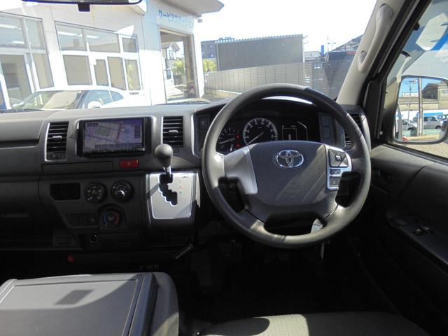 ハイエースバン ロングＤＸ　ＤＸロング　ハイルーフ　ＴＳＳ　メモリーナビ　ワンセグ　Ｂカメラ　ＥＴＣ（28枚目）