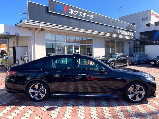 クラウンハイブリッド RSアドバンス ムーンルーフ 黒革 シートベンチレーション BSM RCTAB カラーHUD シートメモリ メーカーナビ バックカメラ AC100V セーフティセンス 3眼LEDヘッド 革巻きステアリング ETC(27枚目)