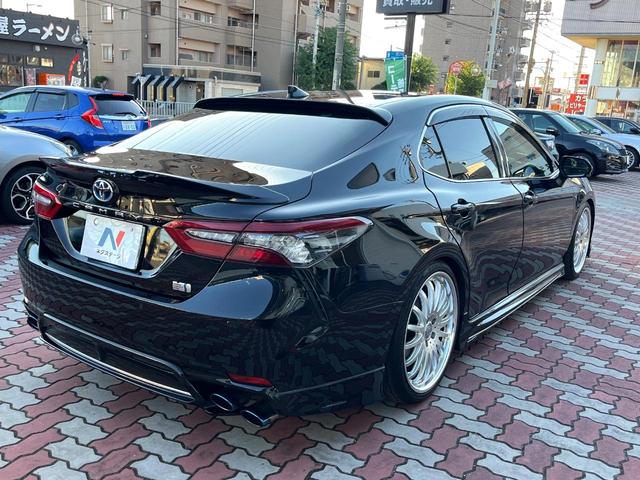 カムリ WS 後期 GRエアロ(F/S/R/リアスポ) BLITZマフラー BLITZ車高調 パノラミックビュー カラーHUD アクセサリーコンセント ロルフハルトゲ20インチAW 禁煙車 ディスプレイオーディオ(17枚目)