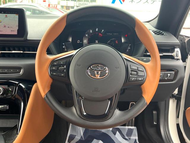 スープラ RZ 改良後 6MT 3.0L直6ターボ 387馬力 タン革シート タンツートン革巻きステアリング 純正19インチダークメタリック塗装AW JBLサウンド 6灯式LEDヘッド 禁煙車 1オーナー ETC(11枚目)