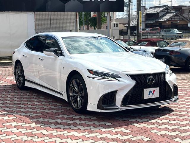ＬＳ ＬＳ５００　Ｆスポーツ　ＴＲＤエアロ（Ｆ／Ｓ／Ｒ／リアスポ／ミラーカバー＆スポーツマフラー）　ツインターボ　４ＷＤ　禁煙車　赤革　シートベンチレーション　全席シートヒーター　全席パワーシート　純正２０インチＡＷ　ＥＴＣ（3枚目）