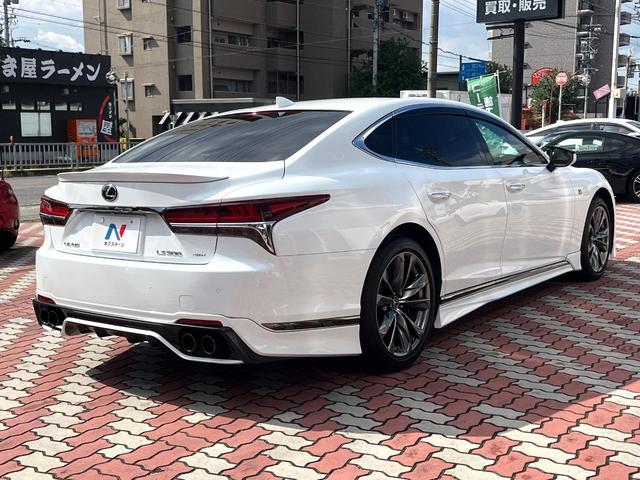 ＬＳ ＬＳ５００　Ｆスポーツ　ＴＲＤエアロ（Ｆ／Ｓ／Ｒ／リアスポ／ミラーカバー＆スポーツマフラー）　ツインターボ　４ＷＤ　禁煙車　赤革　シートベンチレーション　全席シートヒーター　全席パワーシート　純正２０インチＡＷ　ＥＴＣ（5枚目）