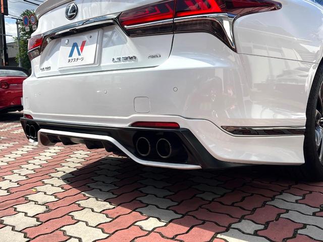 ＬＳ ＬＳ５００　Ｆスポーツ　ＴＲＤエアロ（Ｆ／Ｓ／Ｒ／リアスポ／ミラーカバー＆スポーツマフラー）　ツインターボ　４ＷＤ　禁煙車　赤革　シートベンチレーション　全席シートヒーター　全席パワーシート　純正２０インチＡＷ　ＥＴＣ（34枚目）