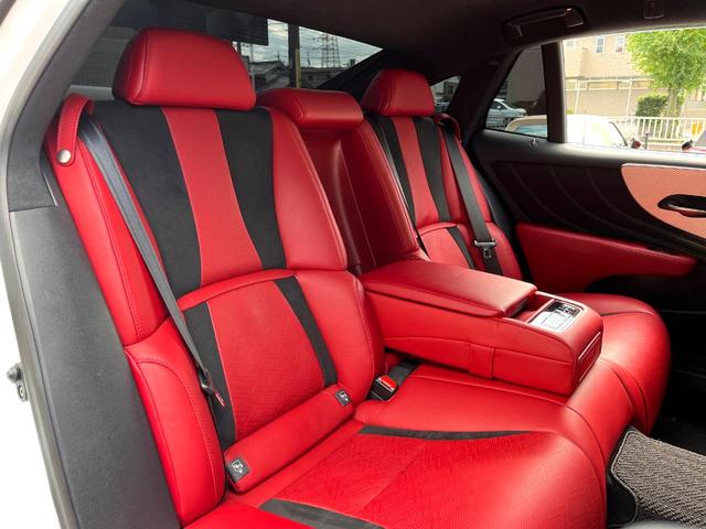 ＬＳ ＬＳ５００　Ｆスポーツ　ＴＲＤエアロ（Ｆ／Ｓ／Ｒ／リアスポ／ミラーカバー＆スポーツマフラー）　ツインターボ　４ＷＤ　禁煙車　赤革　シートベンチレーション　全席シートヒーター　全席パワーシート　純正２０インチＡＷ　ＥＴＣ（41枚目）