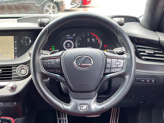 ＬＳ ＬＳ５００　Ｆスポーツ　ＴＲＤエアロ（Ｆ／Ｓ／Ｒ／リアスポ／ミラーカバー＆スポーツマフラー）　ツインターボ　４ＷＤ　禁煙車　赤革　シートベンチレーション　全席シートヒーター　全席パワーシート　純正２０インチＡＷ　ＥＴＣ（44枚目）