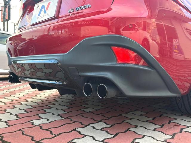 ＩＳ ＩＳ３００ｈブラックシークエンス　特別仕様　中期　ＴＲＤエアロ（Ｆ／Ｓ／Ｒ／リアスポ＆スポーツマフラー）　ＯＰボディ色　ムーンルーフ　フルＬＥＤヘッド　ＢＳＭ　ＲＣＴＡ　クリソナ　ステアリングヒーター　禁煙車　ツートン革　ＥＴＣ（38枚目）