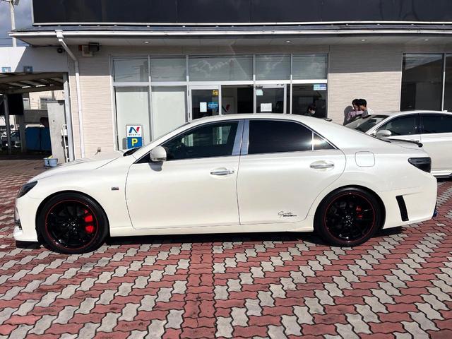 マークＸ ２５０Ｇ　Ｓパッケージ　Ｇ’ｓ　特別仕様　禁煙車　アルパインナビ　バックカメラ　純正１９インチＡＷ　レッドキャリパー　レッドチューニングサスペンション　カーボン調インパネ　革巻きステアリング　クルコン　マフラーカッター　ＥＴＣ（25枚目）