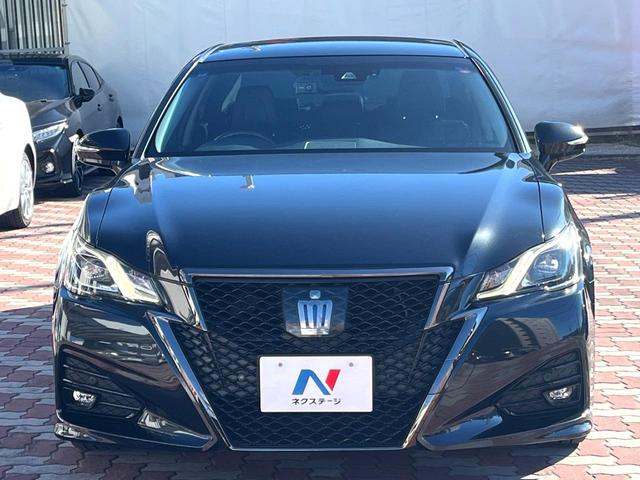 クラウンハイブリッド アスリートＳ　Ｊ－フロンティアリミテッド　後期　黒革　シートベンチレーション　純正ＯＰ１８インチＡＷ　レークル　プリクラ　純正ＳＤナビ　ＬＥＤヘッド　バックカメラ　ウッドコンビステアリング　パワーシート　アルミペダル　ＥＴＣ　禁煙車（14枚目）