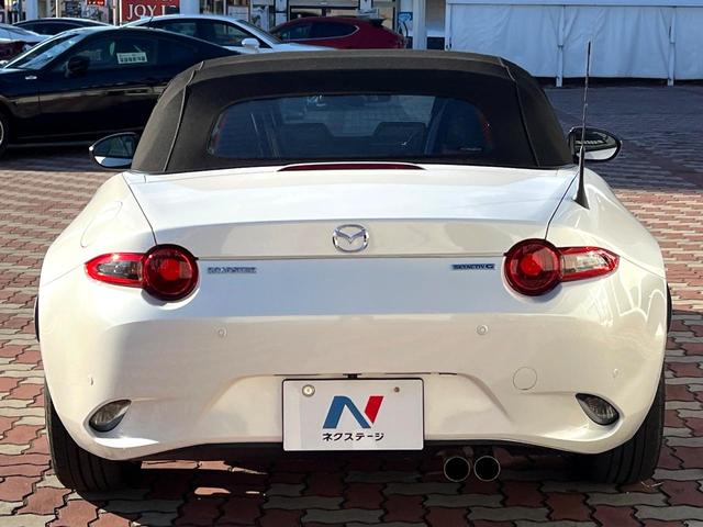 ロードスター ＲＳ　バックカメラ　ＢＯＳＥサウンド　衝突被害軽減システム　禁煙車　ハーフレザーシート　全席シートヒーター　コーナーセンサー　スマートキー　ＬＥＤヘッド　ビルトインＥＴＣ　クルコン　純正１６インチアルミ（15枚目）