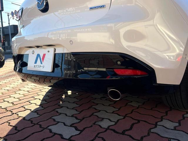 MAZDA3ファストバック 20S 100周年特別記念車 6MT 純正エアロ(F/S) XYZ車高調 禁煙車 BOSEサウンド 全周囲カメラ カラーHUD スマートブレーキサポート BSM レークル 赤革 シートヒーター 純正18インチAW LEDヘッド(31枚目)