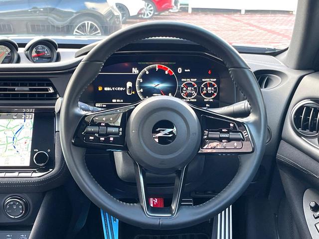 フェアレディZ バージョンS 6MT 純正レイズ製19インチブラック鍛造アルミ レッドブレーキキャリパー メカニカルLSD アップルカープレイ対応9インチコネクトナビ インテリジェントクルコン 405馬力 ワンオーナー 禁煙車(10枚目)