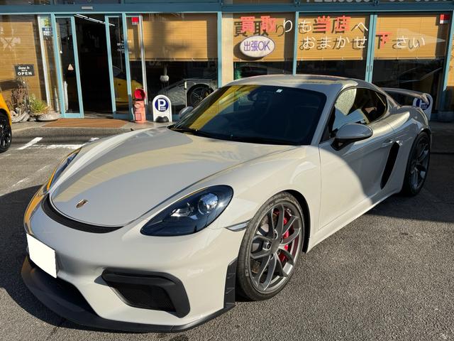 ７１８ケイマン ７１８ケイマンＧＴ４　ワンオーナー禁煙車　スポーツクロノ　スポーツエキゾースト　ＯＰカラークレヨン（2枚目）